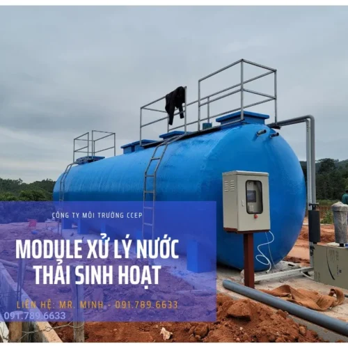Module xử lý nước thải sinh hoạt chi phí rẻ