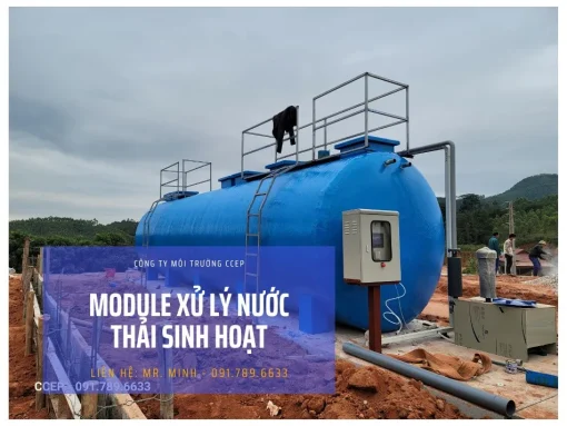 Module xử lý nước thải sinh hoạt chi phí rẻ