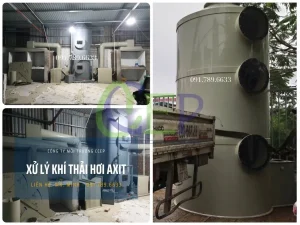 Hệ thống xử lý khí thải hơi axit
