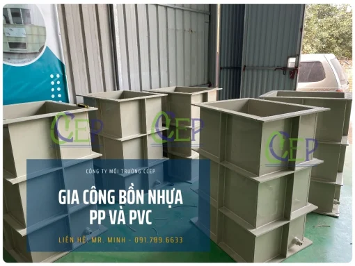 Bồn nhựa PP được CCEP gia công