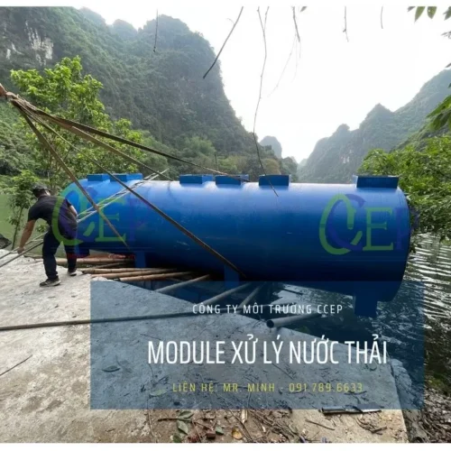 Module xử lý nước thải sinh hoạt 15m3 của CCEP giá rẻ chất lượng cao