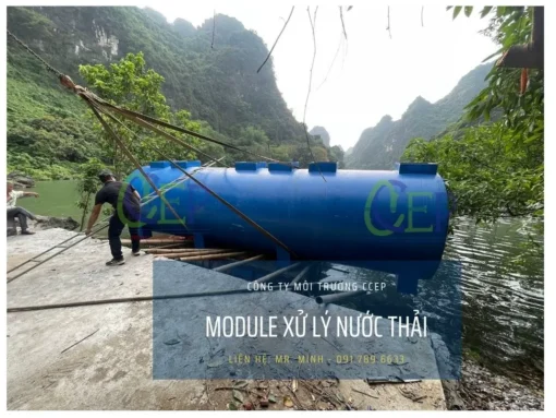 Module xử lý nước thải sinh hoạt 15m3 của CCEP giá rẻ chất lượng cao