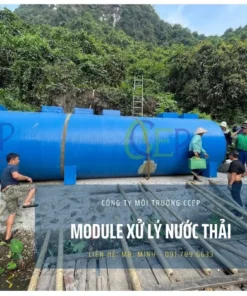 Module xử lý nước thải sinh hoạt 15m3 của CCEP lắp đặt nhanh