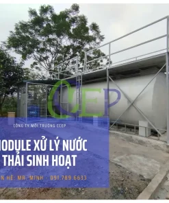 Module xử lý nước thải sinh hoạt 15m3 tại nhà máy