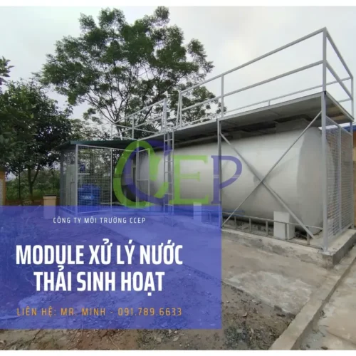 Module xử lý nước thải sinh hoạt 15m3 tại nhà máy