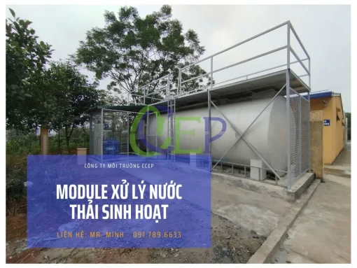 Module xử lý nước thải sinh hoạt 15m3