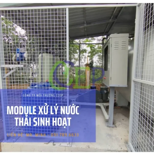 Module xử lý nước thải sinh hoạt 15m3 giá rẻ chất lượng cao