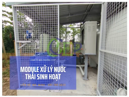 Module xử lý nước thải sinh hoạt 15m3 giá rẻ chất lượng cao