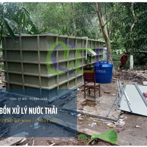 Hoàn thiện bồn bể xử lý nước thải bằng nhựa PP
