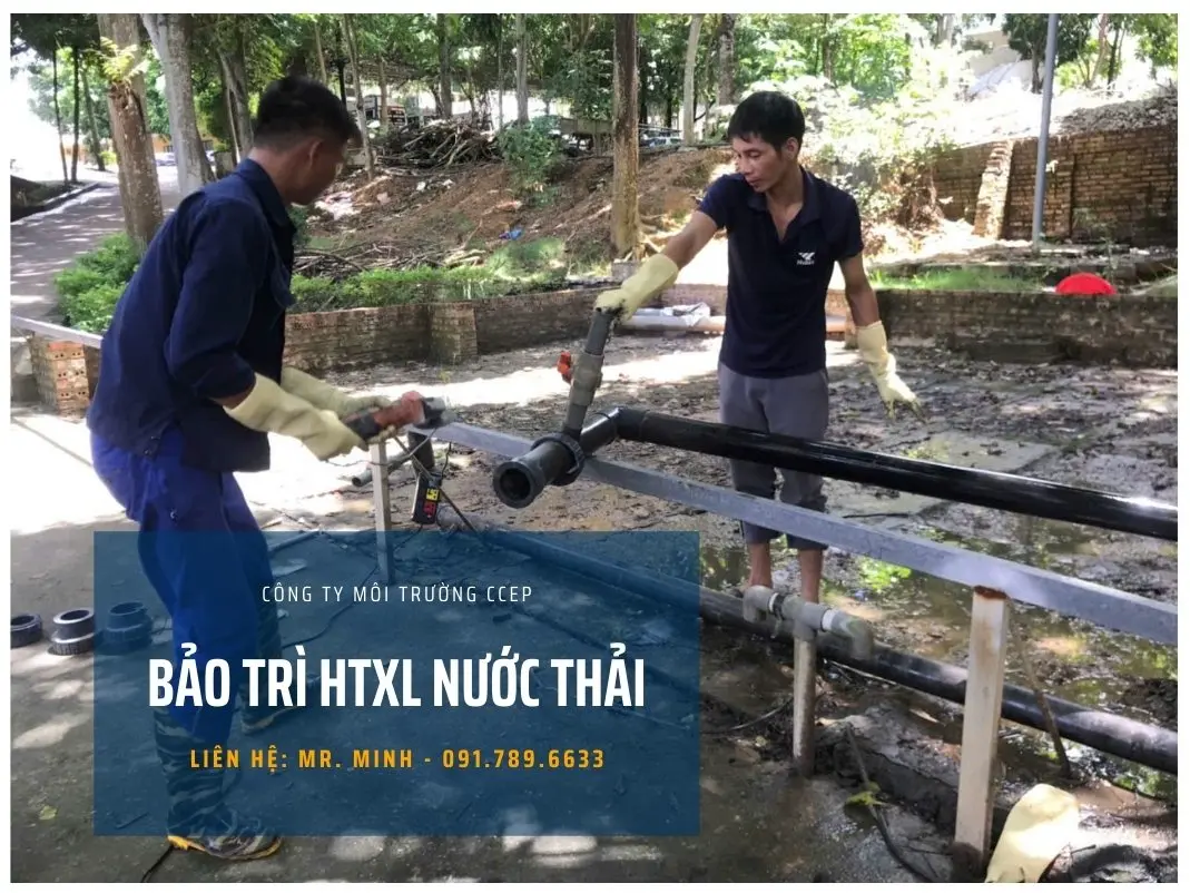 Bảo trì hệ thống xử lý nước thải - kiểm tra đường ống