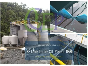 Bể lắng trong xử lý nước thải