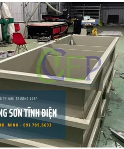 Bể nhúng sơn tĩnh điện bằng nhựa PP - bền đẹp giá rẻ Bồn nhúng sơn tĩnh điện nhựa PP giá rẻ
