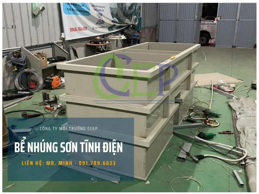 Bể nhúng sơn tĩnh điện thành phẩm