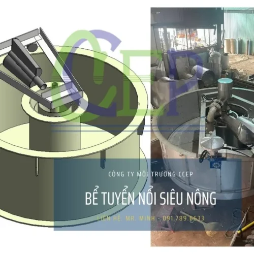Bể tuyển nổi siêu nông bằng nhựa PP của CCEP