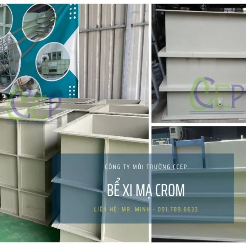 Bể xi mạ Crom bằng nhựa PP giá rẻ chất lượng cao