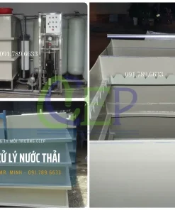Bồn bể xử lý nước thải bằng nhựa PP của CCEP