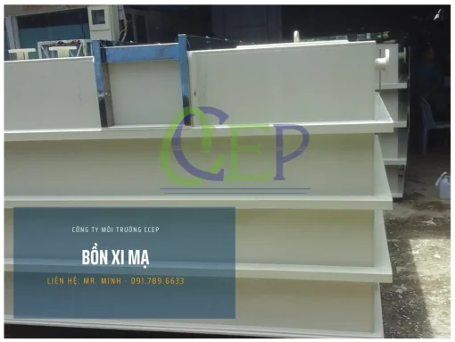 Bồn xi mạ bằng nhựa PP chất lượng cao giá rẻ