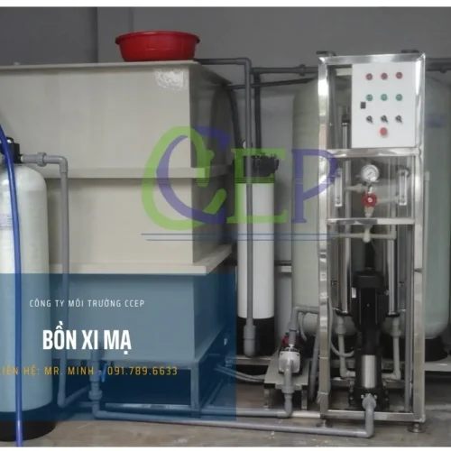 Bồn xi mạ trong hệ thống