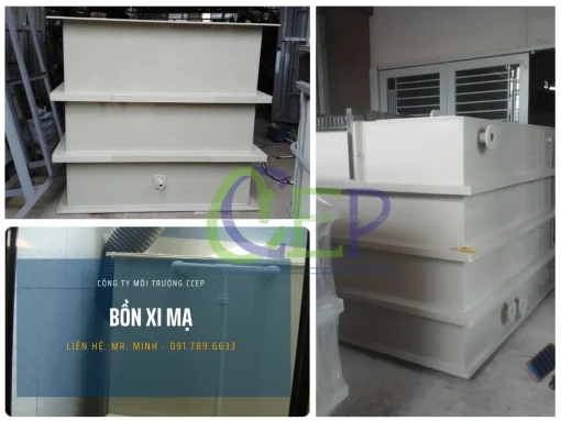 Bồn xi mạ bằng nhựa PP chất lượng cao