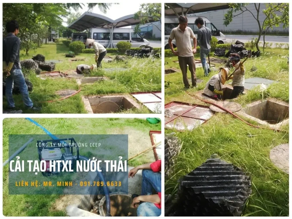 Cải tạo hệ thống xử lý nước thải luôn đạt QCVN