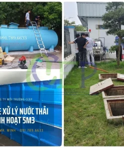Module xử lý nước thải sinh hoạt 5m3 giá rẻ