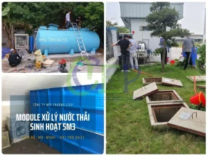 Xử lý nước thải sinh hoạt hiệu quả, tiết kiệm với công nghệ SBR Module xử lý nước thải sinh hoạt 5m3 giá rẻ