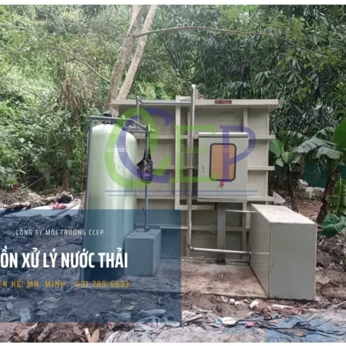 Bồn bể xử lý nước thải bằng nhựa PP khi hoàn thiện hệ thống