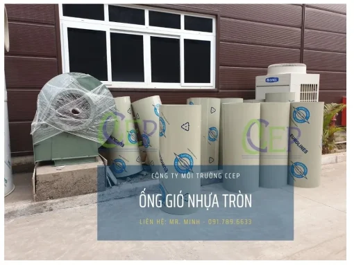 Ống gió nhựa tròn bằng PP chất lượng cao