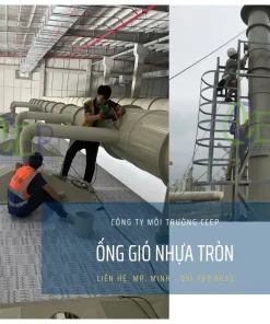 Ống gió nhựa tròn bằng nhựa PP của CCEP