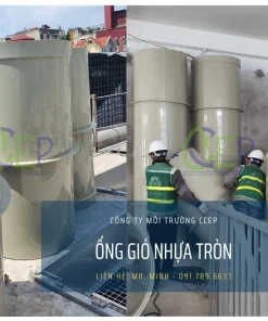 Chuẩn bị ống gió nhựa tròn đi thi công