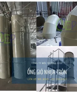 Gia công chế tạo ống gió nhựa tròn tại CCEP