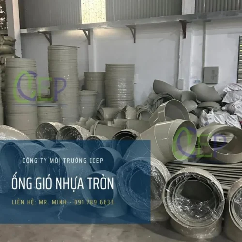 Phụ kiện ống gió nhựa tròn tại kho của CCEP