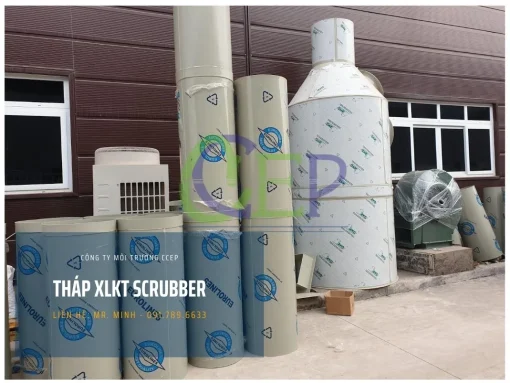 Tháp xử lý khí thải Scrubber của CCEP chất lượng cao