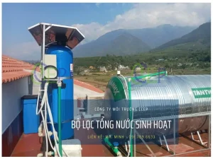 Hệ thống lọc tổng nước sinh hoạt của CCEP
