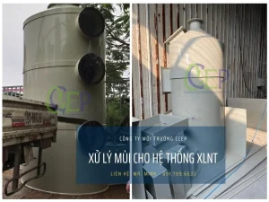Hệ thống tháp xử lý mùi cho hệ thống xử lý nước thải bằng nhựa PP chất lượng cao