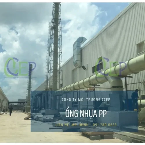 Ống nhựa PP trong hệ thống xử lý khí thải