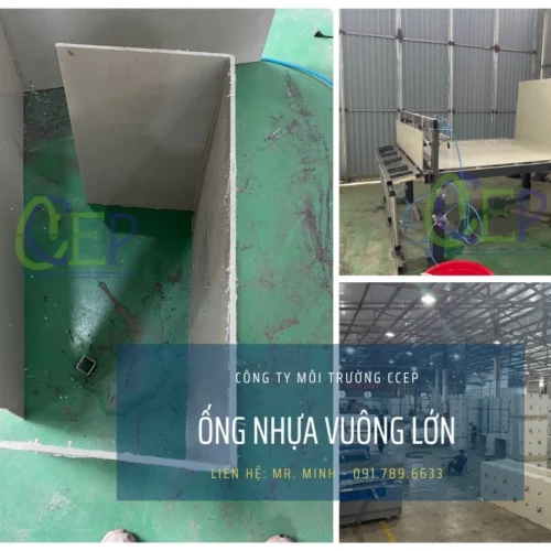 Ống gió nhựa vuông lớn của CCEP