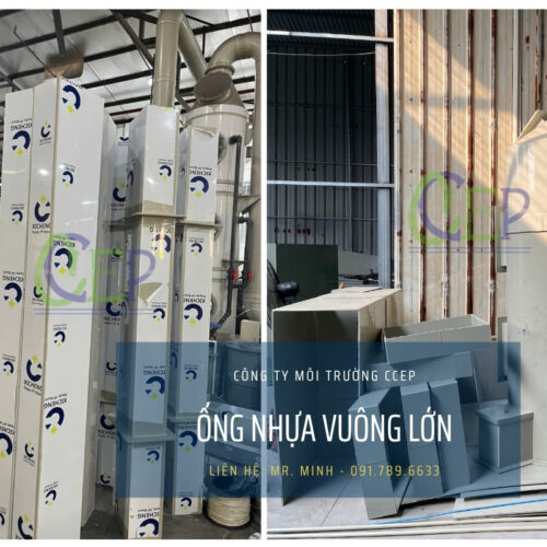 Ống nhựa vuông lớn được sản xuất bởi MTV