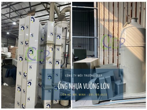 Ống nhựa vuông lớn được sản xuất bởi MTV