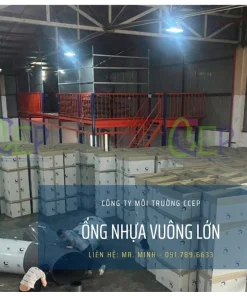 Ống nhựa vuông lớn - Sử dụng làm ống dẫn khí thải Ống gió nhựa vuông lớn của CCEP