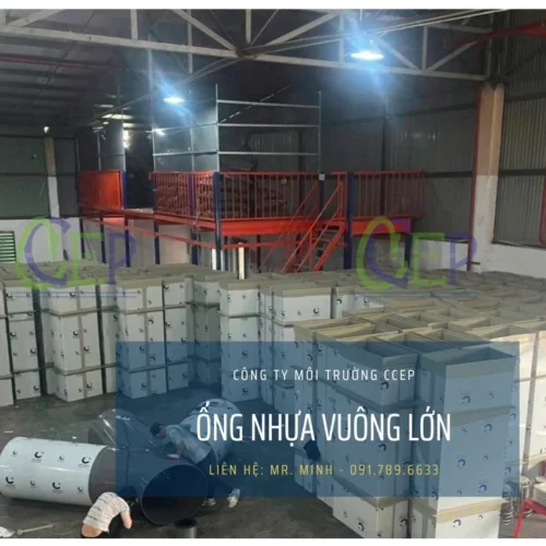 Ống gió nhựa vuông lớn của CCEP
