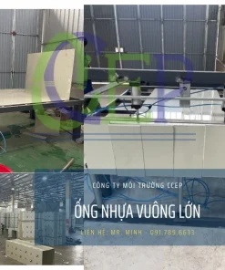 Ống nhựa vuông lớn - Sử dụng làm ống dẫn khí thải Ống gió nhựa vuông lớn của CCEP