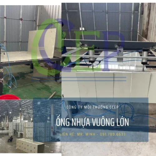 Ống gió nhựa vuông lớn của CCEP