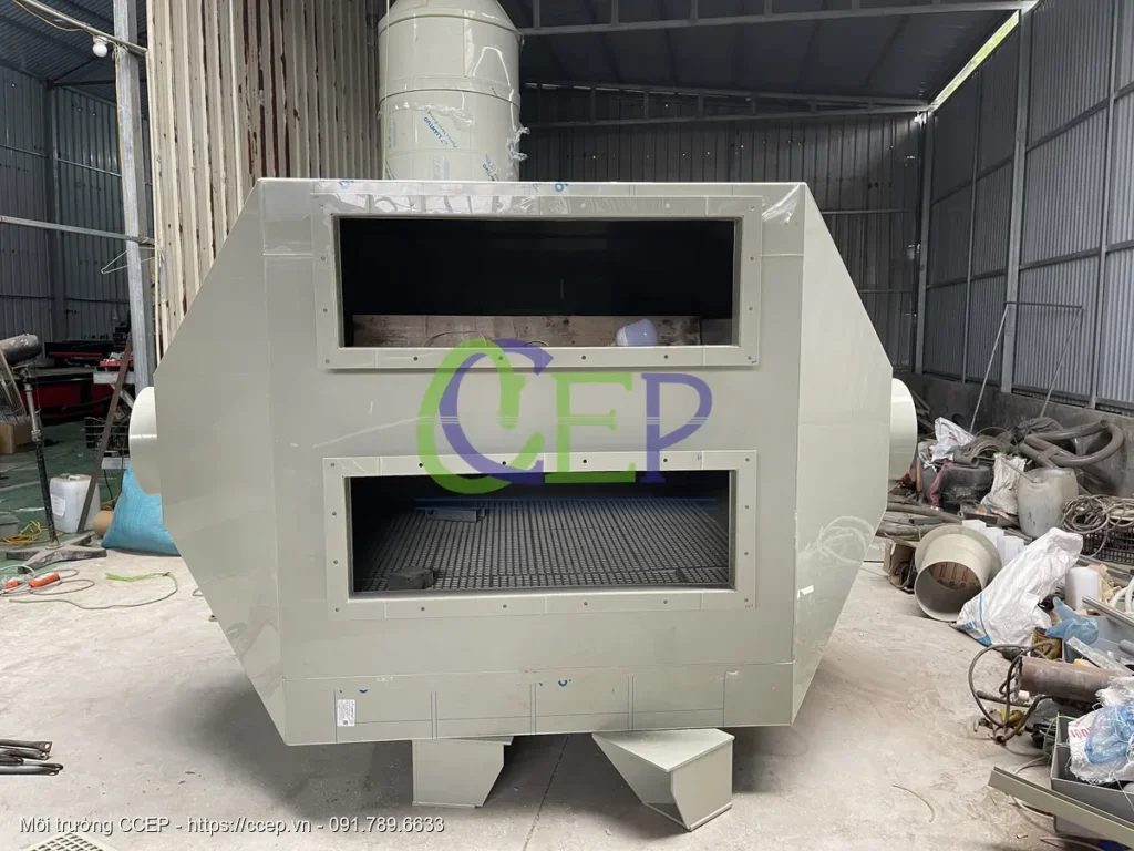 Xử lý khí mùi hệ thống xử lý nước thải bằng công nghệ biofilter