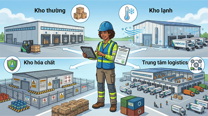 Đăng ký môi trường cho kho bãi, logistics, dịch vụ vận tải dang ky moi truong cho kho bai logistics dich vu van tai 0001 2