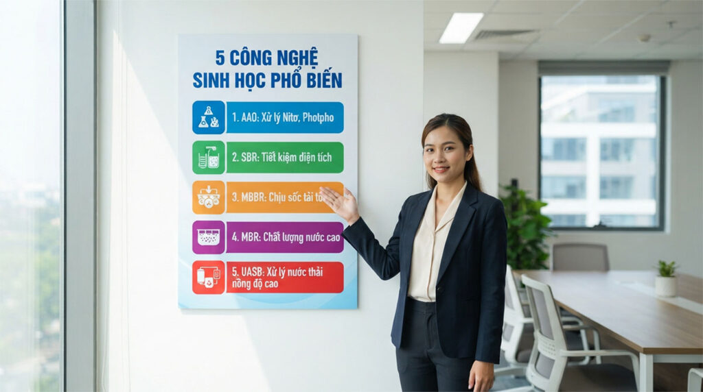 Công nghệ xử lý nước thải phổ biến nhất hiện nay cong nghe xu ly nuoc thai 0001 2