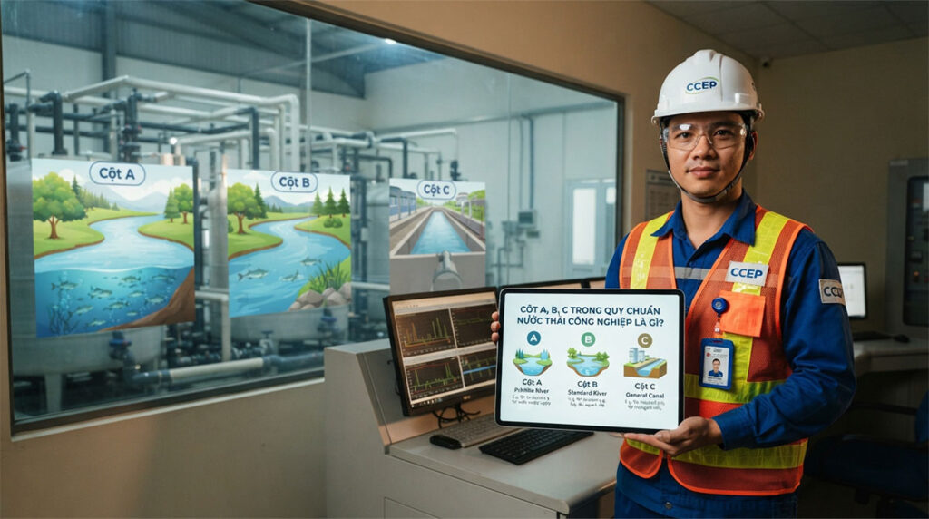 Cột A, B, C trong quy chuẩn nước thải công nghiệp là gì? cot a b c nuoc thai 0002 1