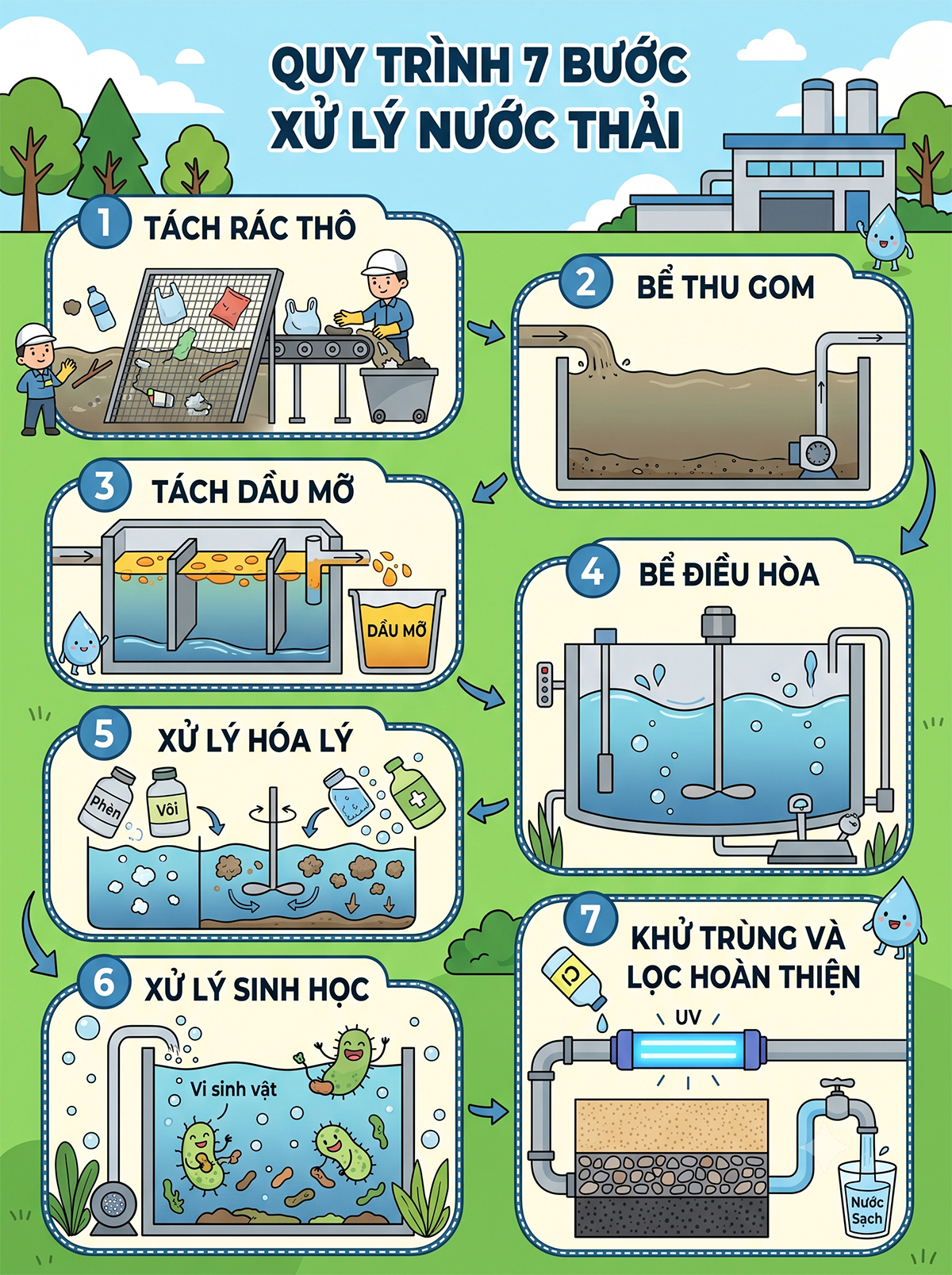 Quy trình xử lý nước thải công nghiệp chuẩn từng bước quy trinh xu ly nuoc thai cong nghiep 0002 3