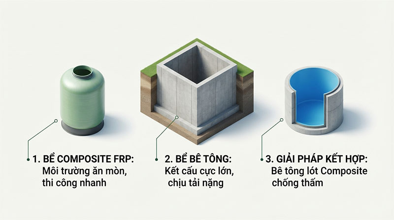 Composite FRP so với bê tông trong xây bể xử lý nước thải composite frp vs be tong 0000 3
