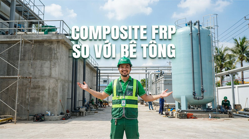 Composite FRP so với bê tông trong xây bể xử lý nước thải composite frp vs be tong 0002 1
